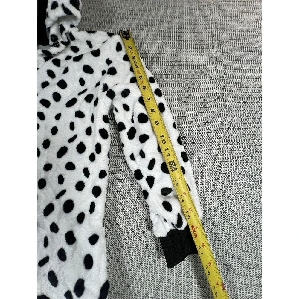 Dalmatian Dog Animal One Piece Costume Soft Fleece Unisex Size 7/8 Years (130)